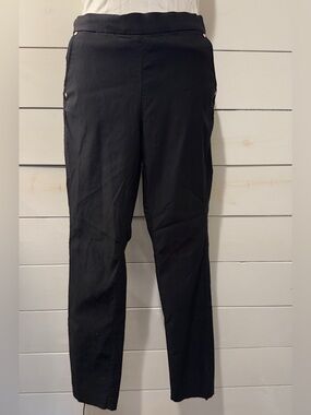 Anne Klein Black Women's Pull-On Tapered Pants